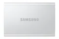 Samsung Portable SSD T7 Resurrected 4 TB, Externe Festplatte, USB 3.2 Gen.2 Highspeed Speicher, Externe SSD für iPhone 17, Mac, PC, Android-Geräte & Gaming-Konsolen, Metallic-Silber, MU-PD4T0G/WW