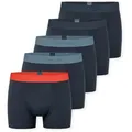 Schiesser Boxershorts 95/5 Multipacks (5er Pack) ohne Eingriff, angenehm weich blau|bunt|grau|rot 7