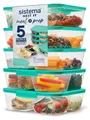 sistema Meal Prep Boxen NEST IT 1,19 l 5 Stück