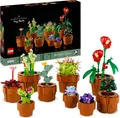 LEGO 10329 Icons Mini Pflanzen, 9 künstliche Blumen zum Bauen, Botanical