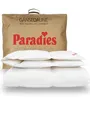 PARADIES Daunendecke 155x220 cm 840g - Gabi 90, Ganzjahresdecke mit 100% Baumwolle + RDS-zertifizierten Gänsedaunen/-Federn 90% Daunen + 10% Federn