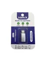 Sunix Adapter Micro-USB Buchse auf iPhone wandelt Micro-USB zu iPhone Silber USB-Adapter