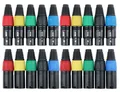 Tolles Hochwertiges Steckerset XLR-Female/Male 2x10Stk. Verriegelbar color