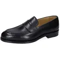 Melvin & Hamilton Benet 8 Leder-Loafers für Herren Loafer Flache Absätze, Echtes Leder, Goodyear schwarz 43,5 EU