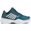 K-Swiss Performance Court Express Indoor/Carpet/Teppich tealblau/weiss Kinder Tennisschuh blau 33,5 EU