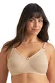 Miss Mary of Sweden Cotton Dots gemusterter, bügelloser BH, der hervorragenden Halt bietet 105G Beige