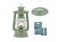 Feuerhand Gartenleuchte Feuerhand LED Laterne Baby Special 276 Sage Green Set inkl. Akku und