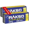 RAKSO Stahlwolle Banderole Sorte 000 Fein 2 x 200g