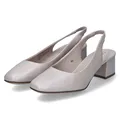 Caprice Damen Pumps/ Slingpumps Beige Glattleder Größe: 36
