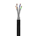 Outdoor Netzwerkabel Cat.7 S/FTP (PiMF) (schwarz, 100 Meter)
