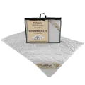 Meivita Tussah - Wildseide extra leichte Sommerdecke in 155x220 cm aus 100% Seide mit einem Feinsatin Bezug aus 100% Baumwolle – natürliche Qualität – Made in Germany