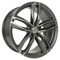 1x GMP ATOM anthrazit diamantgeschliffen 7.5Jx17 5x112 ET28