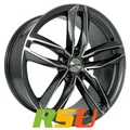 GMP Atom anthracite polished 7.5x17" ET28 LK5 112 ML 66.5 Alufelgen 17 Zoll