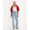 Levi's für Damen. A3494-0036 Baggy Jeans Papa blau (26/30), Lässig, Baumwolle, Denim