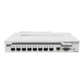MikroTik Cloud Router Switch managed 8 x SFP+ + 1 x 10/100/1000 PoE an Rack