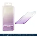 Original Samsung Galaxy A50 Cover Hardcase EF-AA505 Schutz Hülle violet / clear