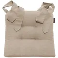 Magma Heimtexx Stuhlkissen, Taupe, Textil, Füllung: Polyurethan (Pur), 42x7x46 cm, Wohntextilien, Kissen, Sitzkissen