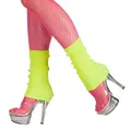 Retro-Beinstulpen neon-gelb - Für warme Knöchel und einen heißen Look: 80er