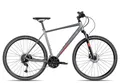 Axess VERIS CROSS Herren-Crossbike für grobes Gelände 28 Zoll Dunkelgrau 54 cm