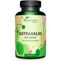 Vegavero Astragalus  | 120 Kapseln | 20% Polysaccharide | 375 mg Astragalus Extrakt (15:1) pro Kapsel | vegan
