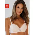 LASCANA Schalen-BH Chiara mit graphischem Netz-Muster, Dessous – ideal für große Größen rosa 90
