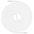 Mount Swiss runde Premium-Schnürsenkel aus 100% Baumwolle - sehr reißfest Farbe Weiß Länge 180cm