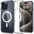 Spigen Ultra Hybrid Mag-Hülle MagSafe iPhone 15 Pro Max – weiß