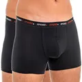 HERMKO 8950 2er Pack Herren Retropant, Größe:D 6 = EU L, Farbe:schwarz - Sport
