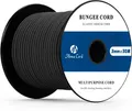 Gummiseil Expanderseil 3mm 30m UV-beständig Schwarz