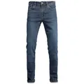 John Doe Dylan - Monolayer | CE - Zertifizierung AAA | Motorradhose | Atmungsaktiv | Motorrad Jeans | Denim Jeans mit Stretch | Mit Protektoren