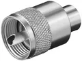 UHF-Stecker für Kabel von max. 5,3 mm Ø für RG 58/U-Kabel