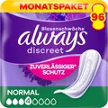 Always Discreet Level 4 Normal Einlagen Blasenschwäche Inkontinenz 4 x 24 Stück