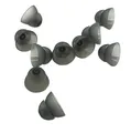 5x EWANTO Power Dome / Schirmchen aus Silikon für Hörgeräte Größe S (8 mm)