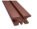 Unterkonstruktion WPC schwarz 250 cm für Terrassendiele