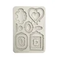 STAMPERIA SILIKONFORM Mold Abformen Gießen Mould, Timeless Frames