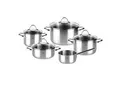 Fissler Kochtopfset Paris, Silber, Metall, 5-teilig, 16 cm,20.24 cm,16 cm, rund, backofengeeignet, rostfrei, Kochen, Töpfe, Topfsets