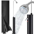 Monzana® Solardusche 18 Liter mit Schutzhaube 60° UV-Beschichtet Gartendusche Campingdusche Regendusche Aluminium Pool Dusche Solar