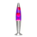 Licht-Erlebnisse Lavalampe 36 cm rot lila Timmy, Retro Deko Lampe, Stimmungslicht, G9 25 W mit Kabelschalter, Geschenkidee Weihnachten, inklusive Leuchtmittel, Mini Lavalampe Rot Lila