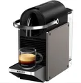 KRUPS Nespresso XN306T Pixie Redesign Kapselmaschine Titan/Schwarz #B