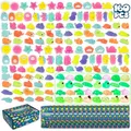 BONNYCO Mochi Squishy Set Mitgebsel Kindergeburtstag Gastgeschenke, 160 Stück Kleine Geschenke für Kinder sie Leuchten im Dunkeln. Mitbringsel Kindergeburtstag Gastgeschenk, Pinata Füllung