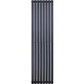 Belrad Paneel Heizkörper Vertikal Doppellagig Schwarz Matt 1800x472 HxB 1640W