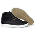 Ecco Soft 7 High (leichte und flexible Sohle) schwarz Damen Sneaker schwarz 36 EU