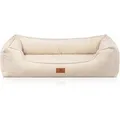 Knuffelwuff Hundebett Nunavut Orthopädisch Cord XL 105 x 75cm Beige