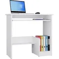 Rosa Weisser Computerschreiber Für Laptop/Pc 80X75X40 Cm Mit Tastaturablauf - Rosa/Weiß