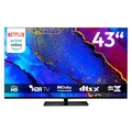 MEDION 108 cm (43 Zoll) Fernseher (Smart TV, 4K, Dolby Vision HDR, Prime Video, Disney+, Dolby Atmos, DTS X, kompatibel mit Google TV, PVR, Bluetooth, MD 843400)