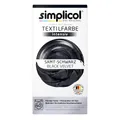 Brauns-Heitmann GmbH & Co. KG simplicol intensiv Textilfarbe, Flüssige Farbe und Fixierpulver mit Salz, Farbe: Samt-Schwarz 1818