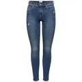 ONLY 7/8-Jeans ONLWauw (1-tlg) Plain/ohne Details blau XL