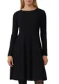 s.Oliver Ausgestelltes Feinstrick-Kleid mit Rippstruktur