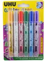 UHU Glitter Glue Klebstoff mit Glitzerpartikel 6x10 ml/g (11,65 EUR/100 ml)