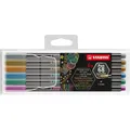 Stabilo Point 68 Fasermaler 6 Stifte 1,4mm metallic Pen 68